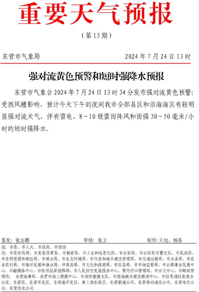 重要天气预报（第13期-强对流黄色预警和短时强降水预报）.jpg